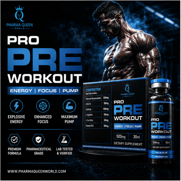 Pro Pre Workout Pharma Queen World performance banner