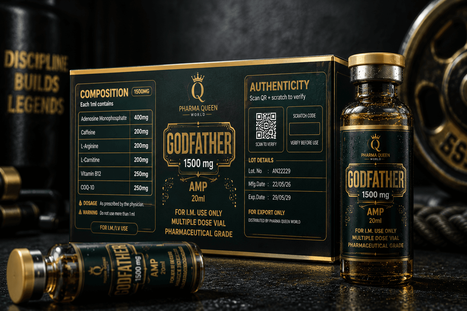 Godfather 1500 product packaging