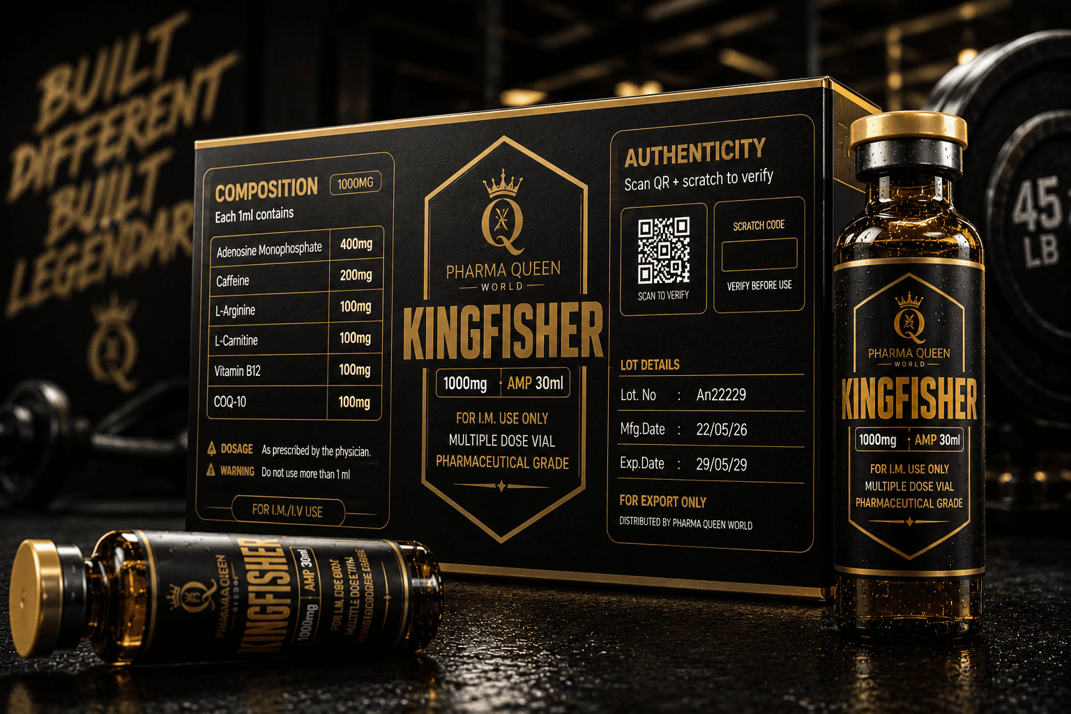 Kingfisher product packaging